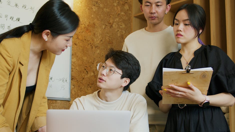 An employee reading a phishing debrief